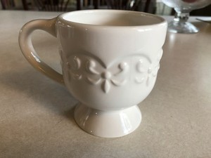 PartyLite Creamy Cocoa Mug  Just The Mug- No Wax And No Box RARE
