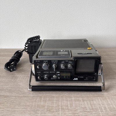 Vintage JVC 3050 3 Inch TV AM/FM Radio Excellent Tested Working 1977
