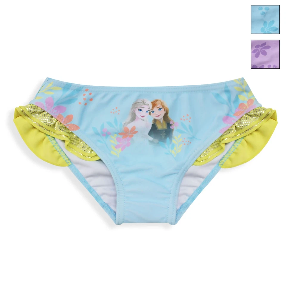 Maillot de Bain Slips Mer pour Fille Disney Frozen Elsa & Anna Avec Volants 6657 - Photo 1/1