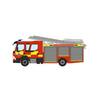 Ox76Veo003 1/76 Volvo Fl Emergency One Pump Vehicle Grator Manchester Firefighte