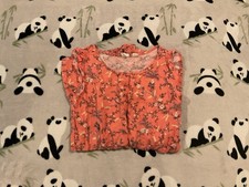 Gap Kids Girls Romper Size 1 Pink Floral Short Sleeve