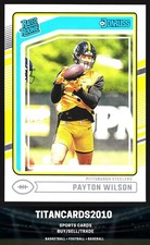 Payton Wilson 2024 Panini Donruss Rated Rookie RC Pittsburgh Steelers #342