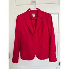 J Crew Factory Statement Blazer Size 6P Classic Tailored Jacket CG368
