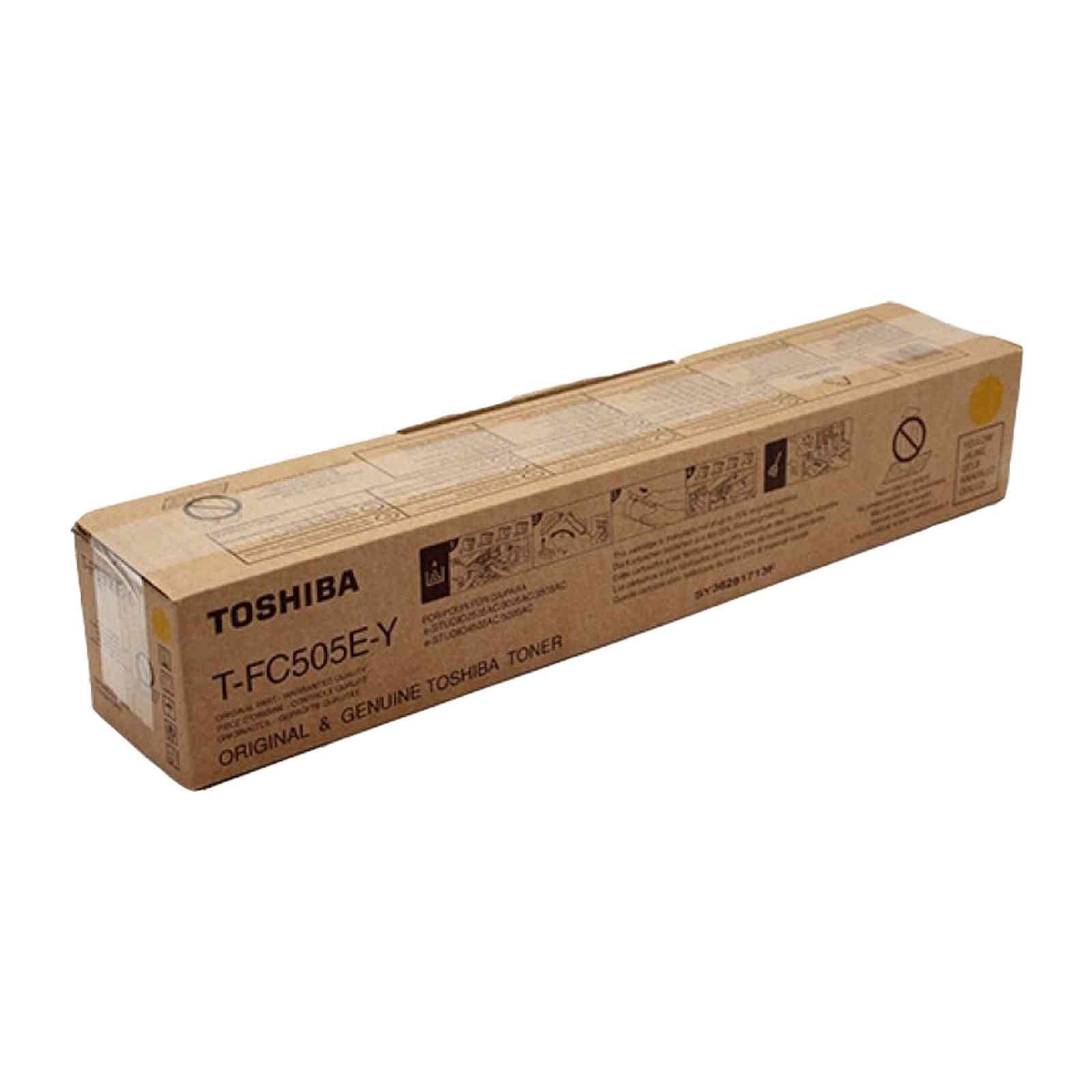 Original Toshiba T-FC505E-Y Yellow Toner Cartridge (6AJ00000147)