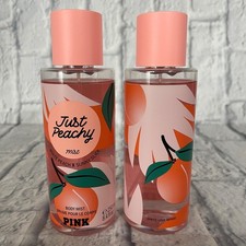 2 Pink Just Peachy Mist White Peach x Sunny Slice Body Mist 8.4 FL OZ