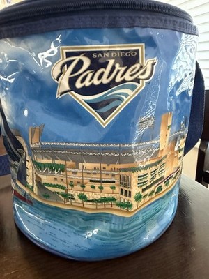 Vintage San Diego Padres Petco Park PVC Insulated Cooler Lunch Bag 10  Round