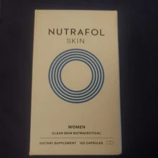 NUTRAFOL SKIN Women Clear Skin Nutraceutical 120 Capsules Dietary Supplement 