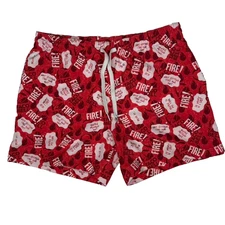 Chubbies Swim Trunks TACO BELL Shorts Fire Sauce 5" Stretch Lined Mens Small