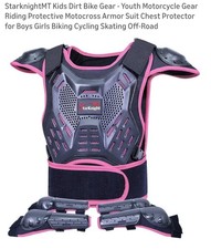 Youth Motorcycle Armor Suit Dirt Bike Gear Full Body Protection Gifts for Kids