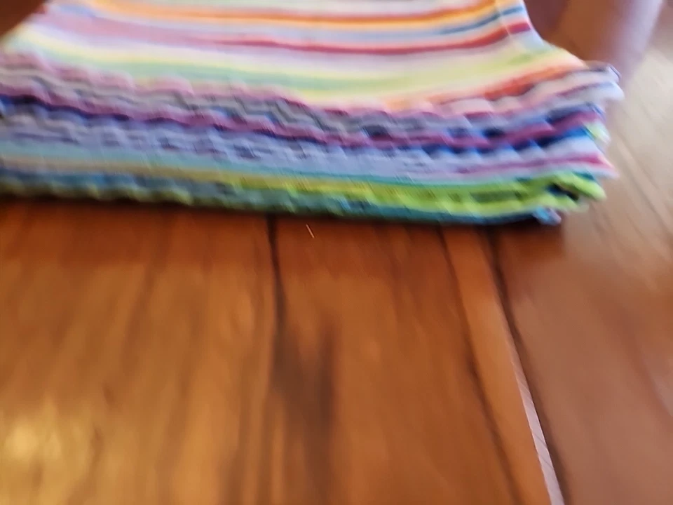 Bright Multi-color 100% Cotton Napkins -Set Of 4 - Image 3 of 4