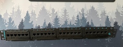 ORTRONICS OR-PHD66U24 24 Port Clarity T563A/B Cat 6 HD Patch Panel Wire Manager