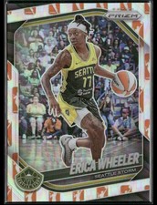 2025 Panini Prizm WNBA #125 Erica Wheeler WNBA Logo Prizms