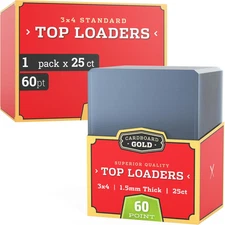 25 CBG 1.5mm 60pt Pro Top Loaders Toploaders Archival Safe Protection