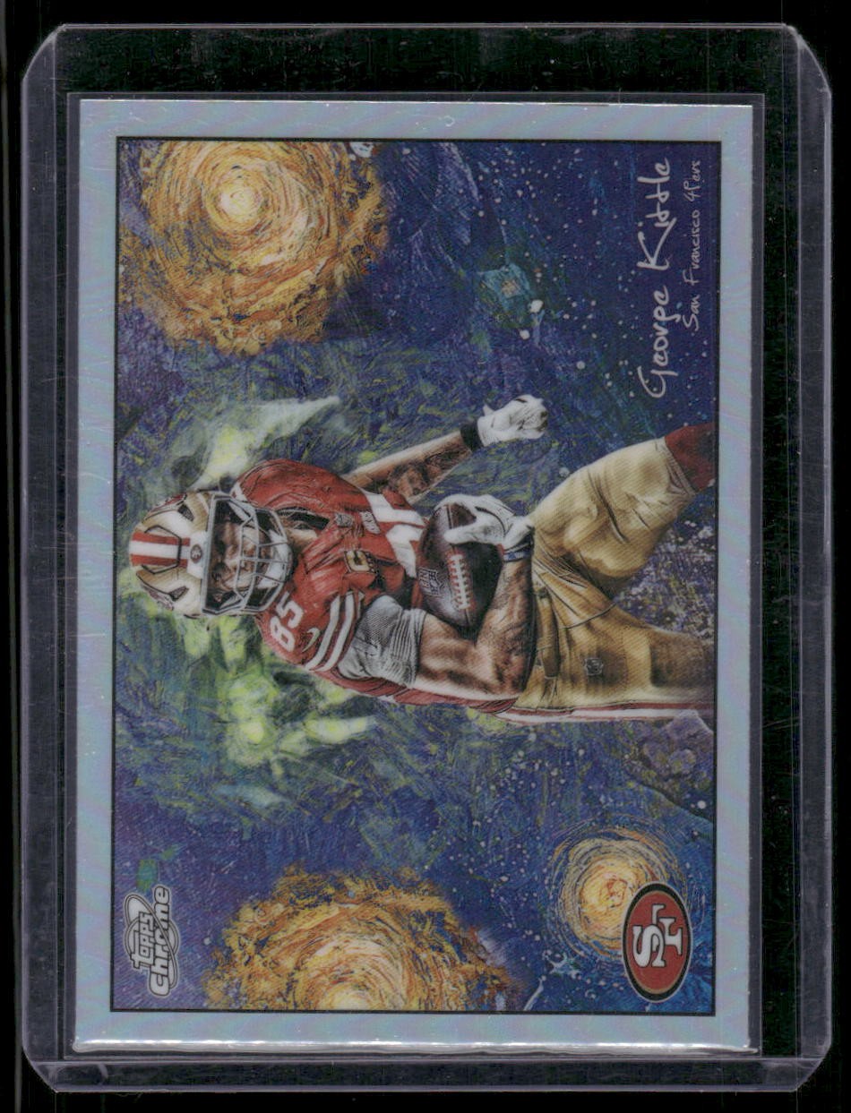2025 Topps Chrome Cosmic #STN-22 George Kittle Stars in the Night