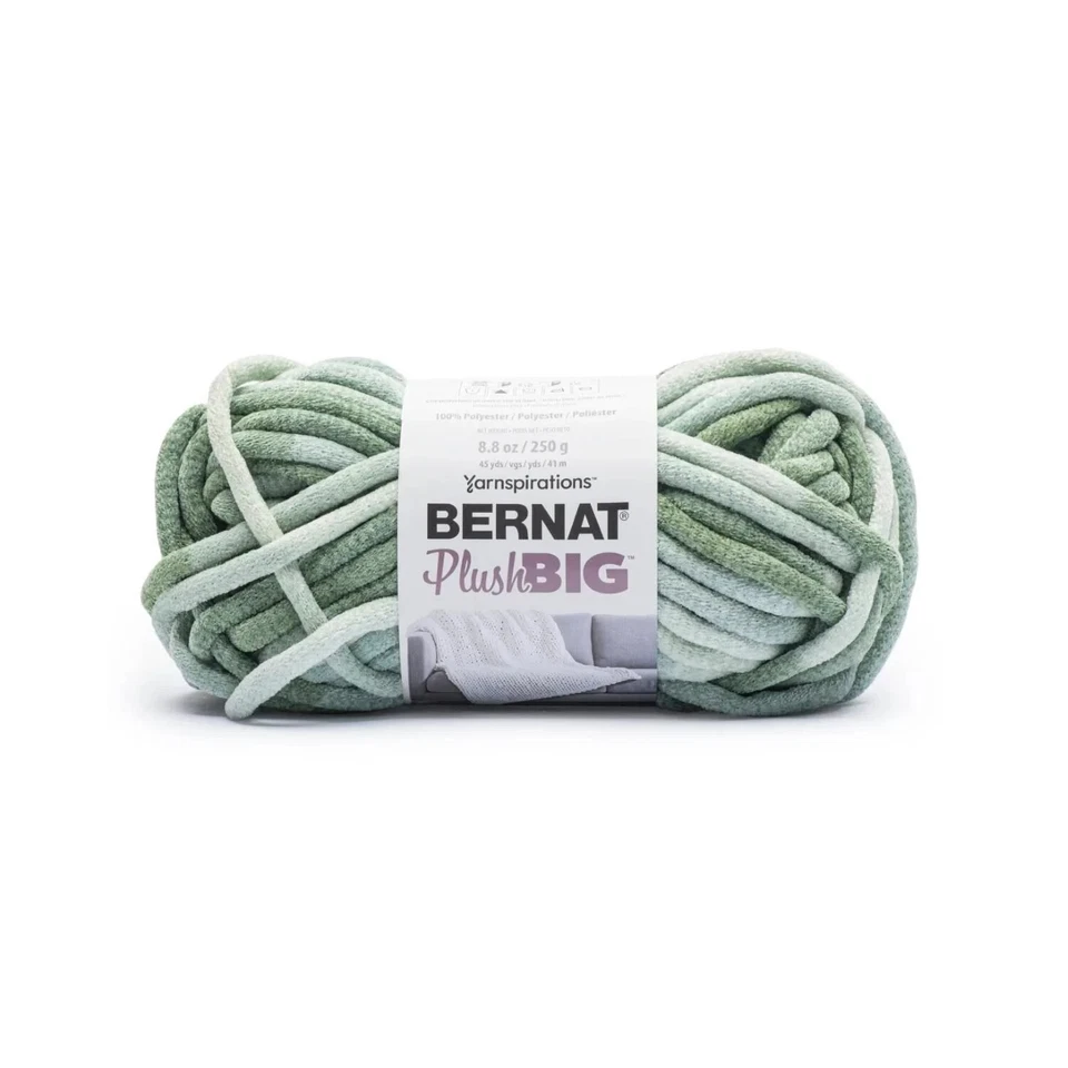 Bernat Plush Big Yarn 8.8oz "Leafy Green"