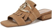 Sam Edelman Women's Darby Slide Block Heel Sandal Camel 9M