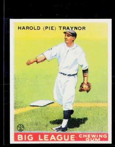 Pie Traynor #22 1933 Goudey card