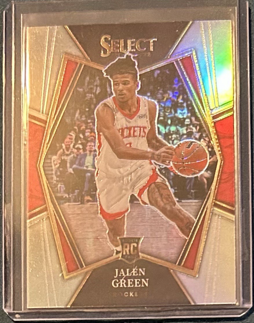 2021-22 Panini Select - Premier Level Jalen Green #190 (RC) Silver Prizm