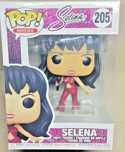 Funko Pop! Rocks Selena #205 Burgundy Outfit Houston Astrodome NEW
