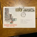 GB 1965 Parliament Ordinary (not phosphor) unusual FDC + Bridge-Of-Weir CDS
