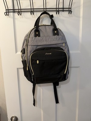 LOVEVOOK Laptop Backpack Unisex  Stylish Book Bag with USB Charging Port Travel