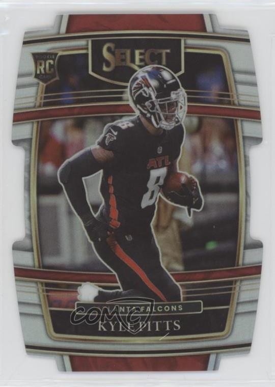 2021 Panini Select Concourse Silver Prizm Die-Cut Kyle Pitts #46 15ik