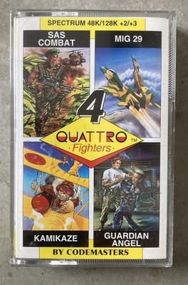 Quattro Fighters - Sinclair ZX Spectrum 48k Spielkassette - Codemasters