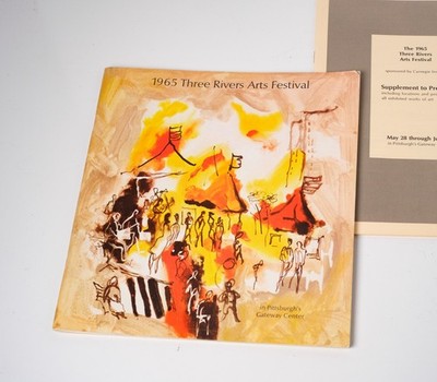 1965 Three Rivers Arts Festival Program and Supplement Pittsburgh Carnegie VGC