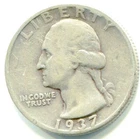 1937-S Silver Washington Quarter !! Better Condition - Scarce Date !! Scratches