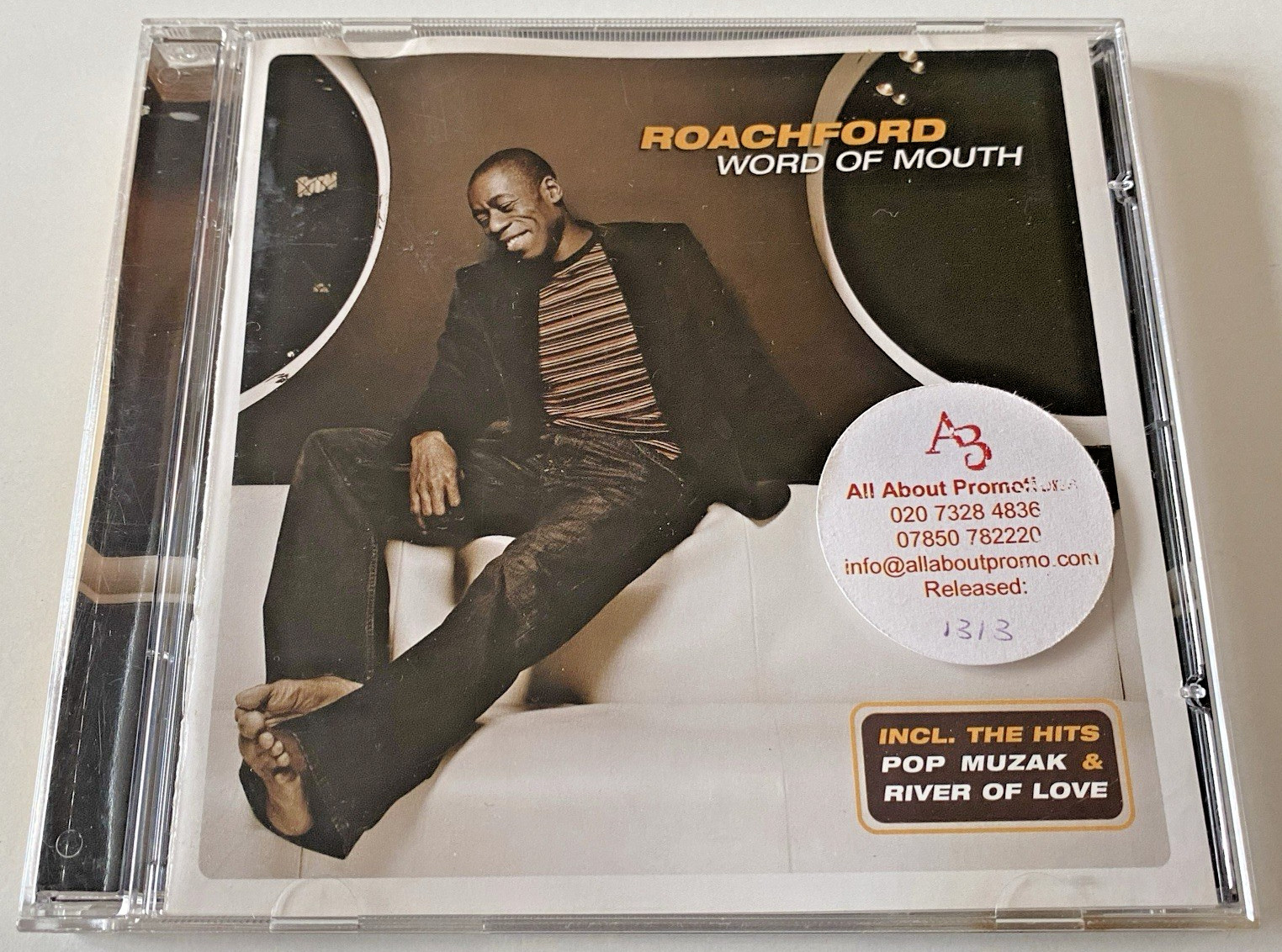 Roachford – Word Of Mouth Germany Import Promo CD Album 2005 Peppermint Jam