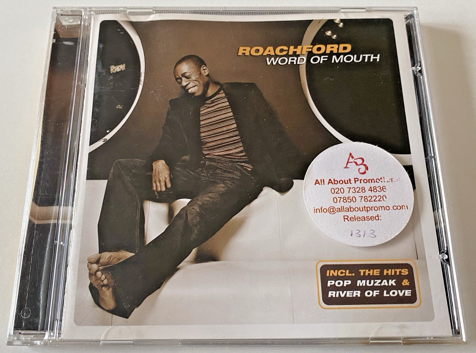 Roachford – Word Of Mouth Germany Import Promo CD Album 2005 Peppermint Jam