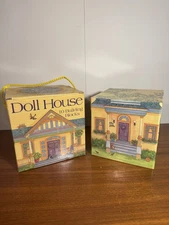 Doll House My Stack & Play 10 Building Blocks Cube Vintage Victorian WJ Fantasy