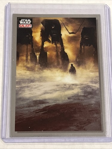 2023 Topps Chrome Star Wars Galaxy Projection Base Card #61 Luke Skywalker Jedi