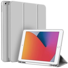 Smart Leder TPU Hülle 3-fach mit Stiftschlitz für iPad 10.2 2019-2021