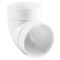Pvc Bogen 90° FüR Rundrohre 100Mm Rohrbogen Winkel LüFtungsrohr KniestüCk Abluft