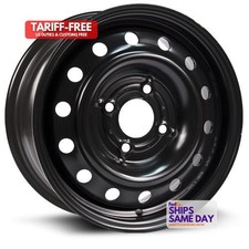 One 16inch Black Steel Wheels 4lug Rim For Nissan Sentra Cube Versa R8w Rtx