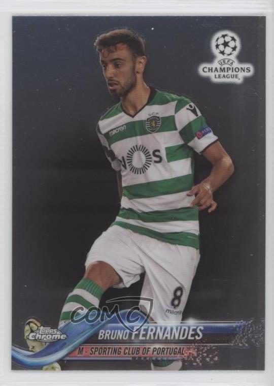 2017-18 Topps Chrome UCL Bruno Fernandes #66 13kb