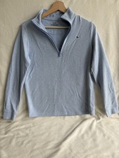 Vineyard Vines Quarter Zip Boys Large Blue Cotton Youth Sweatshirt Pullover
