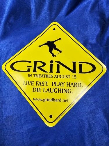 Vintage Grind Movie 2003 Skate Skateboarding 9 1/2" Theatre Promo Window Cling