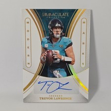 2025 Panini Immaculate Trevor Lawrence Modern Marks Auto /99 Jags