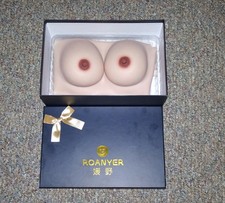Roanyer Silicone Breast Forms D Cup Fake Boobs