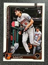 2025 Topps Baseball Factory Complete Set Image Variation SP Coby Mayo RC #20 QTY