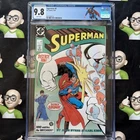 Superman #6~CGC 9.8~DC~1987~BYRNE~🏷️CUSTOM LABEL🏷️~🔥HIGHEST GRADE🔥TOP POP🔥