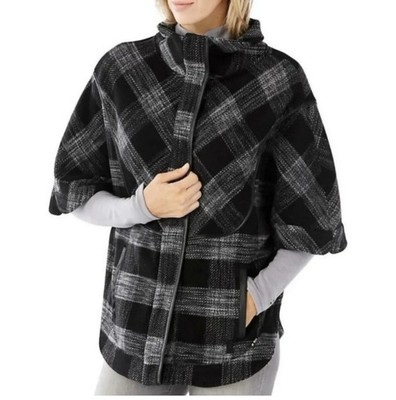 SMARTWOOL- Aspen Grove Poncho Jacket Overcoat Winter Merino Wool MED
