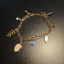 Isabel Marant "It's All Right" Doppelkette Bettelarmband (kostenlose Lieferung)