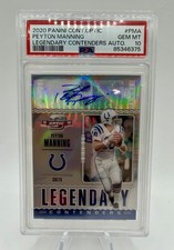 2020 Panini Contenders Optic Peyton Manning Legendary Auto PSA 10 #/15