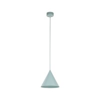 HäNgelampe HäNgeleuchte Metall Ø 19 Cm H: Max. 155 Cm Verstellbar E27 Mint GrüN