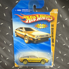 Hot Wheels 2010 New Models '81 DeLorean DMC-12 1:64 Diecast Gold Hatch
