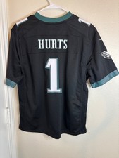 Nike NFL Philadelphia Eagles Hurts 1 On Field Jersey Sz YOUTH L