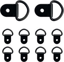 10pcs Heavy Duty D Ring Tie Down Anchors Steel Cargo Trailer Truck Rv Camper 10pcs Heavy Duty D Ring Tie Down Anchors Steel Cargo Trailer Truck Rv Camper